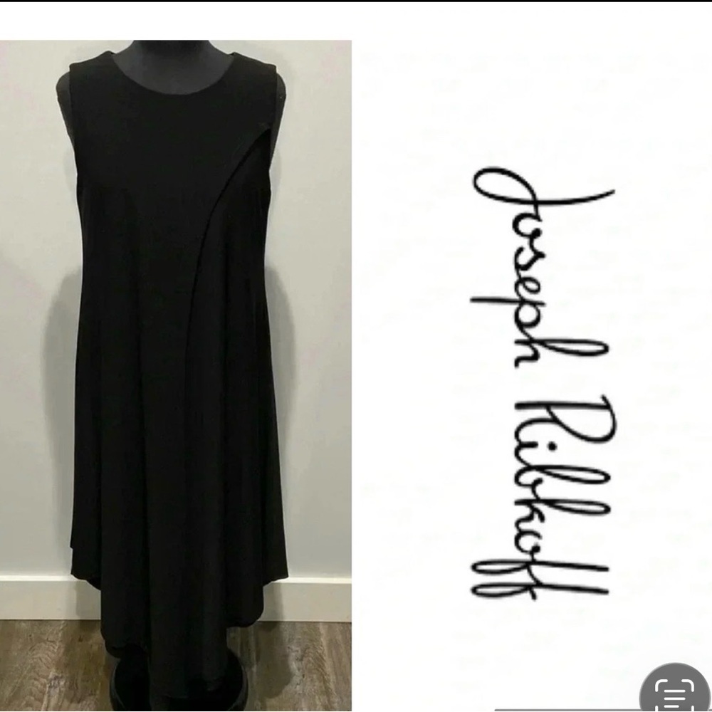 Joseph Ribkoff | Handkerchief Layered  Sleeveless Dress
